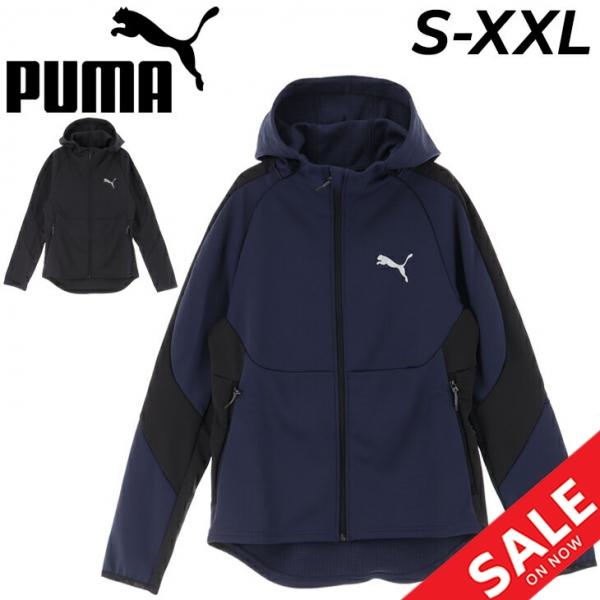 PUMA（プーマ） スウェット パーカー メンズ PUMA EVOSTRIPE ウォーム