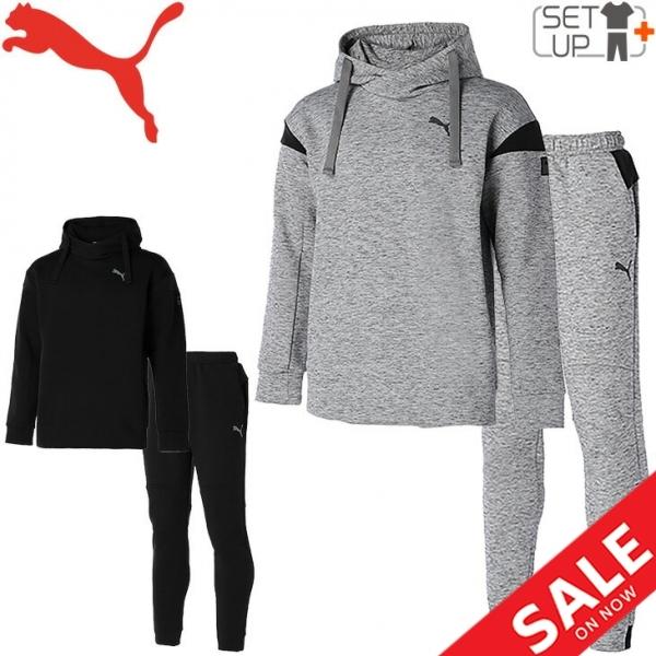 22最新のスタイル Puma スウェット セットアップ 上下セット カーキ ロゴ Puma セットアップ セットアップ