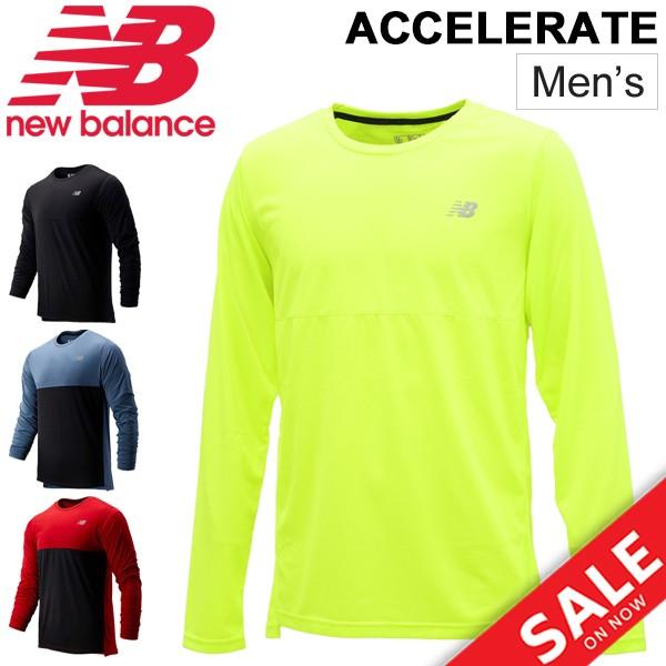 Tシャツ 長袖 メンズ New Balance ニューバランス アクセレレイト L Sシャツ スポーツウェア ランニング ジョギング 吸汗速乾 トップス Amt931 Amt931 World Wide Market 通販 Yahoo ショッピング
