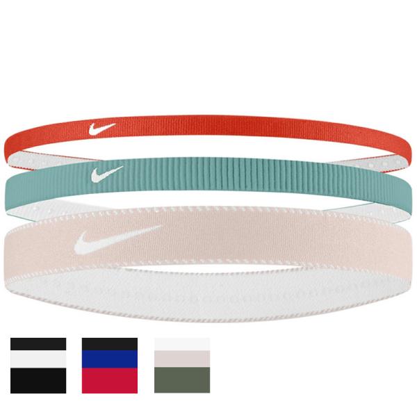 beckaz同梱セット　NIKE　ヘッドタイ　白緑＆ピンクパープル NIKE（ナイキ） フレックス クラシック ミックスワイズヘッドバンド 3