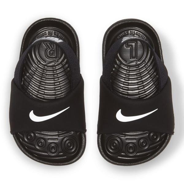 ナイキ ベビー  シャワーサンダル 13-16cm キッズ 子供靴 NIKE カワ スライド TD スライド サマーシューズ 子ども 幼児 男の子 女の子 /BV1094-001
