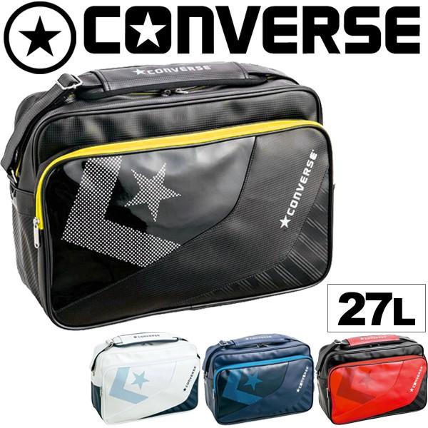 エナメルバッグ コンバース Converse ショルダーバッグ スポーツバッグ 27l 斜めがけ メンズ レディース バスケットボール 部活 通学鞄 ジム かばん 鞄 C C World Wide Market 通販 Yahoo ショッピング