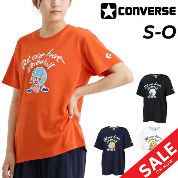 CONVERSE コンバース 半袖 Tシャツ レディース ガールズ プリントT