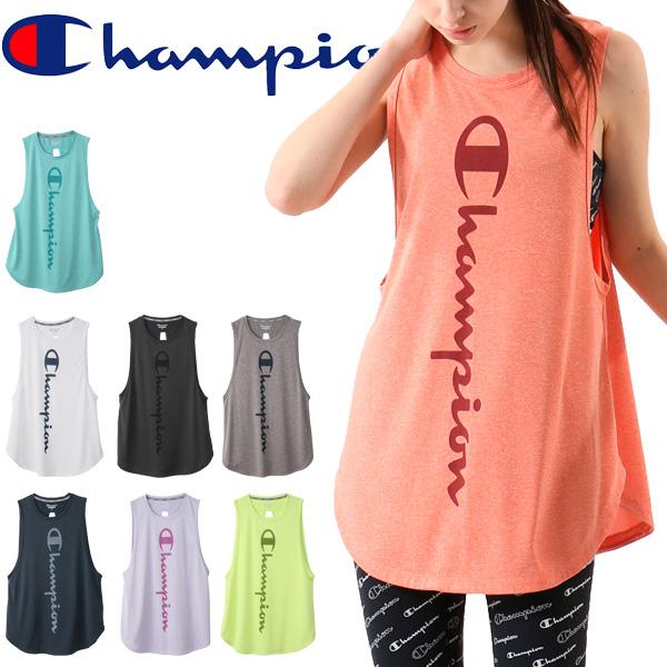 タンクトップ ノースリーブ Tシャツ レディース Champion チャンピオン C Vapor ロングタンク スポーツウェア トレーニング フィットネス 女性 Cw Ss310 Cw Ss310 World Wide Market 通販 Yahoo ショッピング