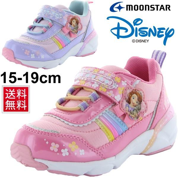 ディズニー キッズシューズ 運動靴 こども Moonstar ムーンスター Disny ちいさなプリンセスソフィア 子供靴 女の子 ベロクロ ピンク パープル Dn C1172 Dn C1172 World Wide Market 通販 Yahoo ショッピング