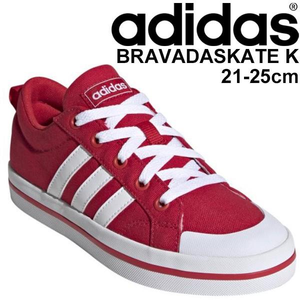 スニーカー キッズ ジュニア シューズ 子供靴 Adidas アディダス ブラバダスケート Bravadaskate K Kxy39 赤 レッド系 くつ Fv6535 Fv6535 World Wide Market 通販 Yahoo ショッピング