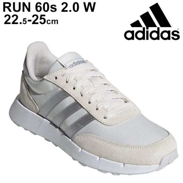 スニーカー レディース シューズ Adidas アディダス Run 60s 2 0 W ローカット レトロランニングモデル 女性 靴 Lec99 ホワイトシルバー スポーティ Fz0959 Fz0959 World Wide Market 通販 Yahoo ショッピング