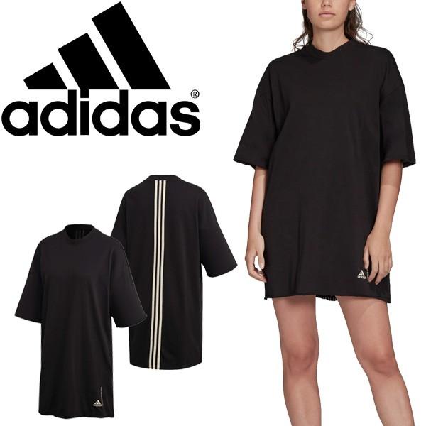半袖 Tシャツ オーバーサイズ レディース Adidas アディダス リサイクルコットン Tee Tシャツワンピース スポーティ カジュアル ロング丈 Glf99 Fi4215 Glf99 Fl4215 World Wide Market 通販 Yahoo ショッピング