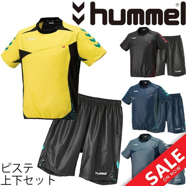 ヒュンメル サッカー ピステ シャツパンツセット ピステセット ヒュンメル Hummel 半袖 ピステシャツ ハーフ