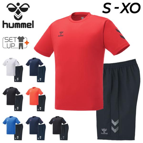 ヒュンメル 半袖Tシャツ ハーフパンツ 上下 メンズ/hummel トレーニング スポーツウェア セ...