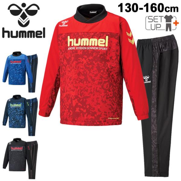 キッズ ピステ上下セット ジュニア 130-160cm hummel ヒュンメル プリアモーレ ハイブリッド スポーツウェア シャツ パンツ /HJW4200-HJW5200