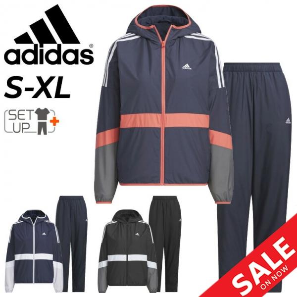 adidas ウィンドブレーカー　上下　XL adidas アディダス ウィンドブレーカー レディース 上下 W TEAM