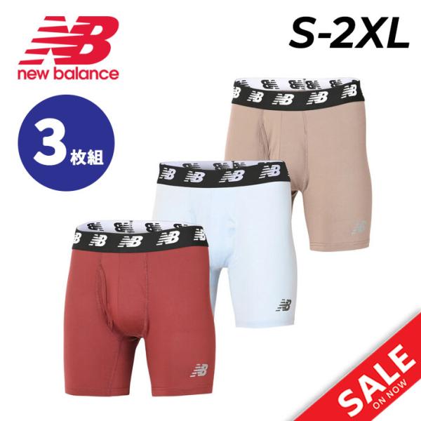 New Balance（ニューバランス） ボクサーパンツ 3枚組 USサイズ メンズ