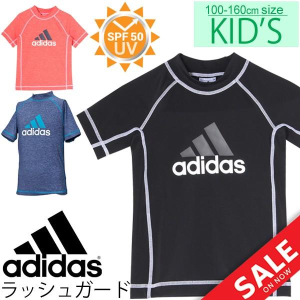 ラッシュガード キッズ アディダス Adidas Kids 半袖 プルオーバー ジュニア 100 160cm 水泳 スイミング プール 海 男の子 女の子 日焼け対策 子ども Mby48 Mby48 World Wide Market 通販 Yahoo ショッピング