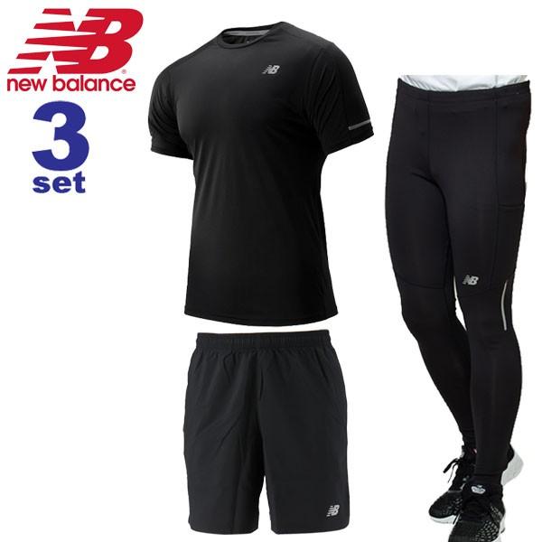 ランニングウェア 3点セットメンズ Newbalance ニューバランス 半袖tシャツ トレーニング Amt Bk Ams019 Bk Mp Bk Nbset S Nbset S World Wide Market 通販 Yahoo ショッピング