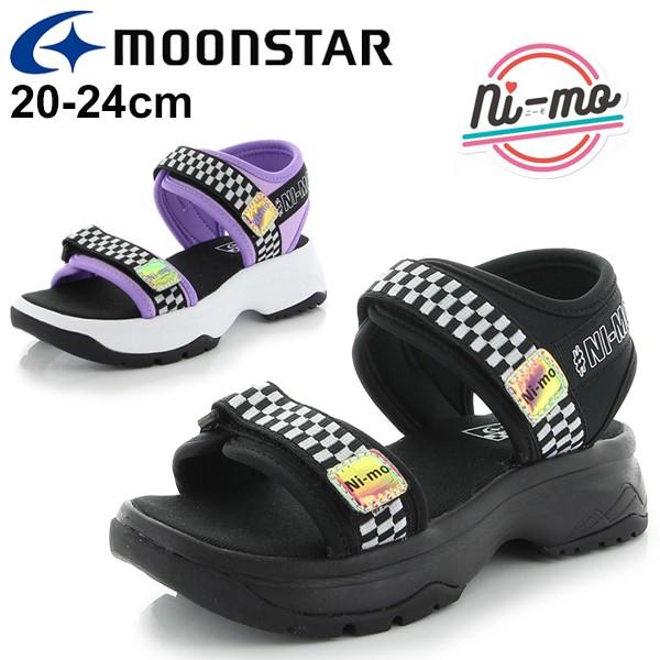 ガールズ 厚底 スポーツサンダル ジュニア 女の子 24cm ムーンスター ニーモ Moonstar Ni Mo スポーティ カジュアル Nm J012 Nm J012 World Wide Market 通販 Yahoo ショッピング