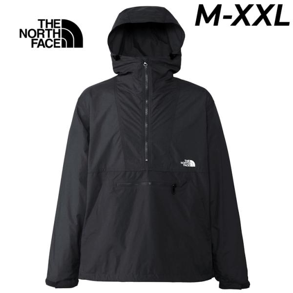 ノースフェイス◆コンパクトアノラック◆黒◆フーディー◆ブルゾン◆プルオーバー軽量 THE NORTH FACE（ザ ノースフェイス） コンパクトアノラック 長袖