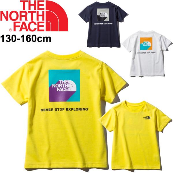 半袖 Tシャツ キッズ ジュニア 子供服 130-150cm/ノースフェイス THE NORTH FACE S/S 3Dスクエアロゴティー/アウトドア  カジュアル ウェア/NTJ32062