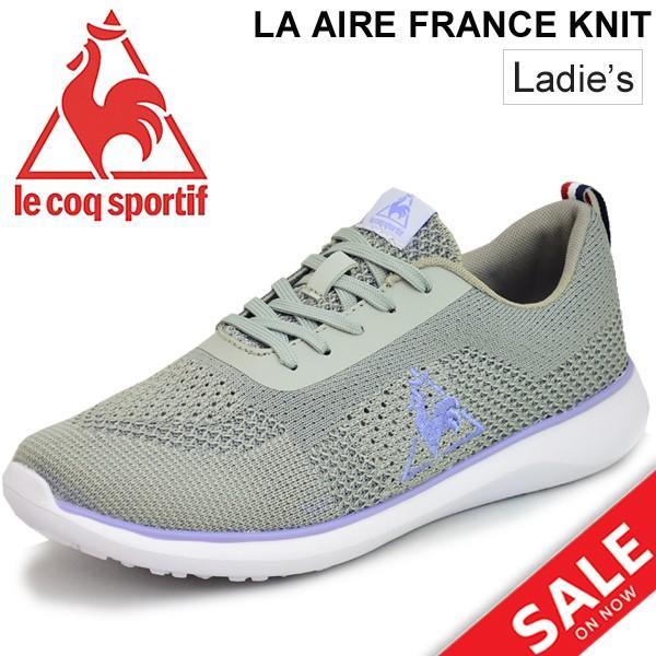スニーカー レディース シューズ Le Coq Sportif ルコック La エール フランスニットスタイル 軽量 ローカット ひも靴 女性 カジュアル 靴 Ql3mjc52 Ql3mjc52 World Wide Market 通販 Yahoo ショッピング
