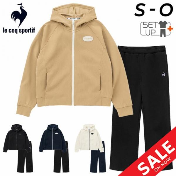 le coq sportif レディースジャケット ネイビーM タグ付UVカット le coq sportif ルコック レディース スウェット 上下 lecoq