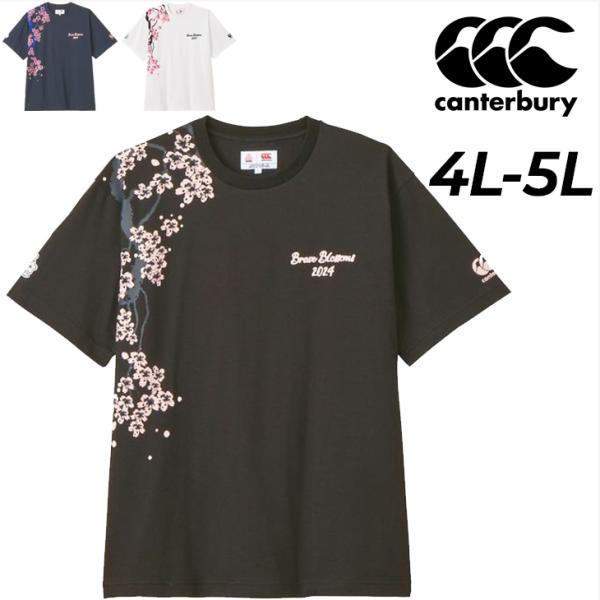 シャツ カンタベリー 半袖 Tシャツ 4L 5L ユニセックス 大きい