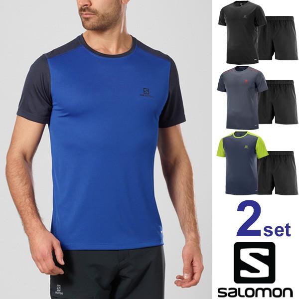 半袖tシャツ ショートパンツ メンズ ランニングウェア 2点セット サロモン Salomon トレイルランニング トレーニング マラソン ジム Salmon Aset Salmon Aset World Wide Market 通販 Yahoo ショッピング
