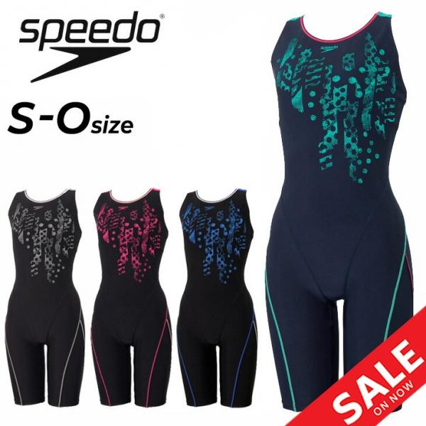 【未使用】スピード SPEEDO 水着 オールインワン パッド付き ブルー speedo（スピード） レディース フィットネス水着 オールインワン