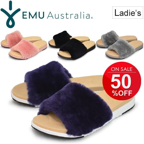 ファーサンダル レディース エミュ Emu Australia Robe スライドサンダル 女性用 おしゃれ もふもふ ふわふわ かわいい ぺたんこ 60clr W W World Wide Market 通販 Yahoo ショッピング
