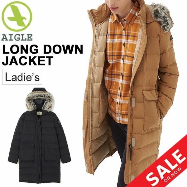 ダウンコート レディース エーグル Aigle 撥水 サイドジップ フーデッドファー ロング ダウンジャケット 女性 アウター 防寒コート Zbf067j Zbf067j World Wide Market 通販 Yahoo ショッピング