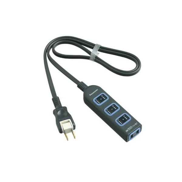 メール便で発送できるようにパッケージを破棄して発送します。延長コード[Panasonic/松下]取り寄せ品。テーブルタップ OA、電源タップ ホコリシャッター