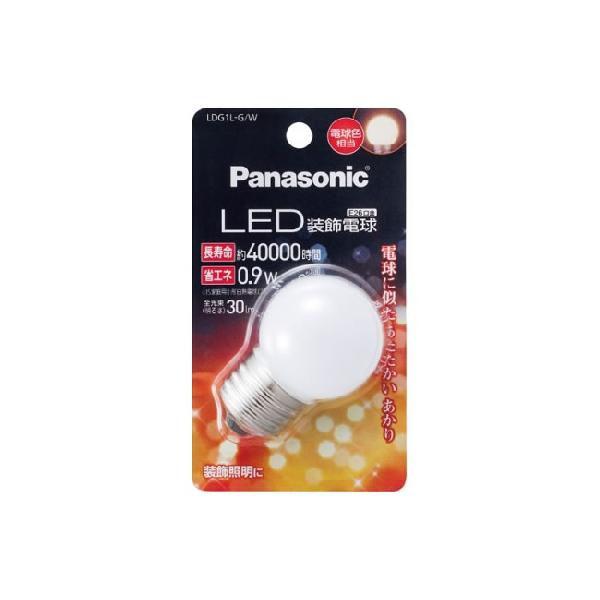他サイト： LED装飾電球 0.9W 電球色相当 LDG1LGW パナソニックの商品画像
