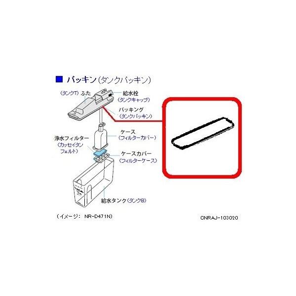 Panasonic（パナソニック） 冷蔵庫 タンクパッキン CNRAJ-103020 部品