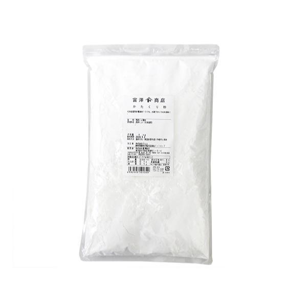 北海道産馬鈴薯澱粉100％。お菓子作りやお料理等に。