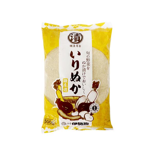 玄米より精製する米ぬかを焙煎したいりぬかです。香ばしさとぬか床の安定感が出ます。