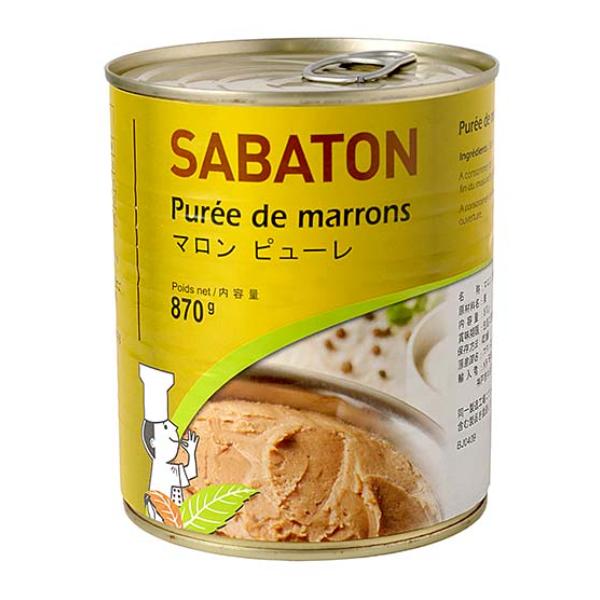 *この商品は業務用です。缶入　マロンを裏ごししたものでマロン本来のナチュラルな味がお楽しみいただけます。甘みが少ないのでお菓子だけでなく料理にも。