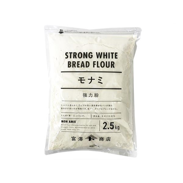 25kg　クラフト紙袋入蛋白12.2±0.5％　灰分0.41±0.03％富澤商店オリジナル強力粉。しっとりと柔らかく、口どけの良い風味豊かなパンが焼けます。釜のびが良いのが特徴です。食パン、テーブルブレッド等に。