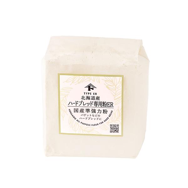 25kg　クラフト紙袋入蛋白11.3±0.5％灰分0.67±0.05％　北海道産小麦のハード系パン用粉TYPE ER。ハードブレッドの他クロワッサン、デニッシュ等にも。