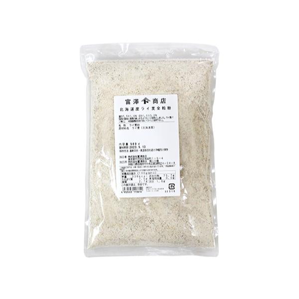 蛋白7.5±1.0％　灰分1.6±0.2％北海道産ライ麦を独特の風味と食感が楽しめるよう丸ごと粗挽にしました。ライ麦パン等に。