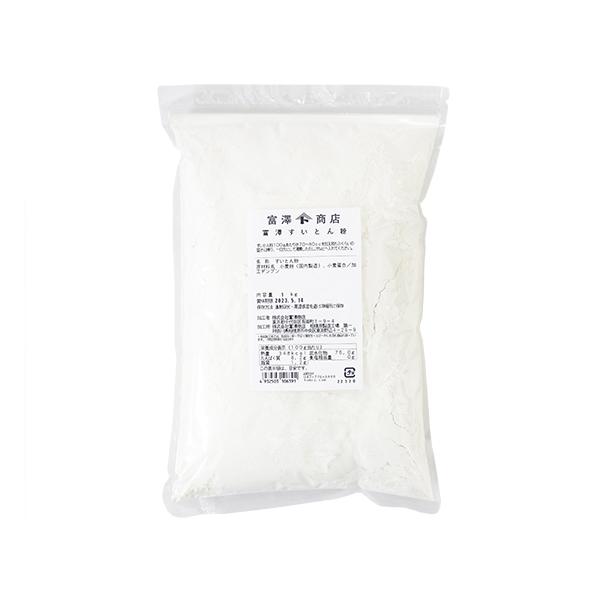 すいとん粉100gあたり水70〜80ccを加え耳たぶくらいの固さに練り、一口大にして沸騰しただし汁などへ入れてください。