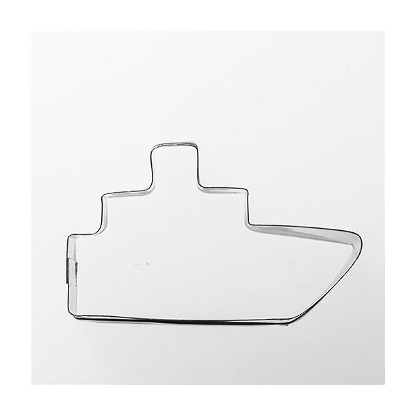 飛行機：45×45×H20mm、自動車：25×53×H20mm、舟：30×50×H20mm男の子にも喜ばれる乗り物シリーズのクッキー抜き型です。