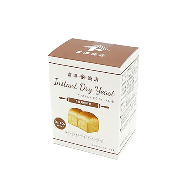 予備発酵が不要なインスタントタイプのドライイーストです。食パンから菓子パンまでオールマイティに。