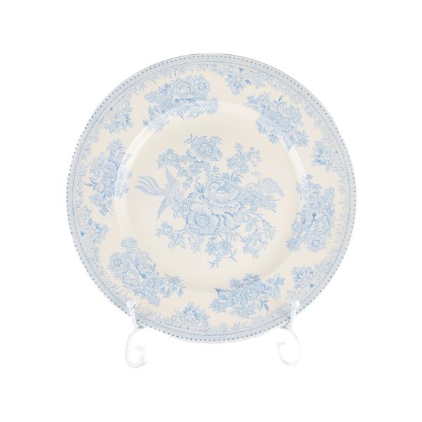 BURLEIGH バーレイ ブルー アジアティックフェザンツ 中皿 リム BURLEIGH バーレイ ブルー アジアティックフェザンツ 中皿 リム