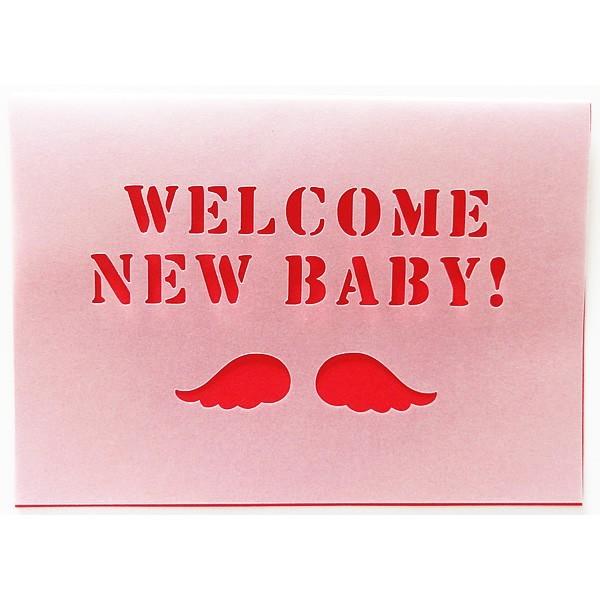 J[hAbvO[h@WELCOME NEW BABY@ibZ[WJ[hF܂JbeBO@oYjGWFiԁjj
