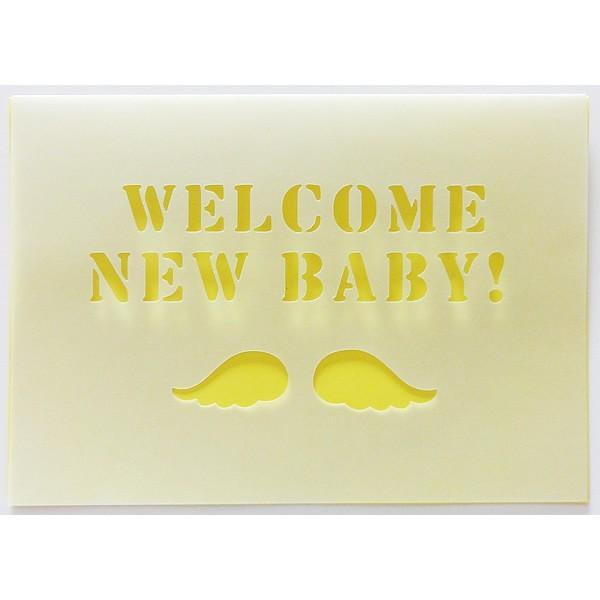 J[hAbvO[h@WELCOME NEW BABY@ibZ[WJ[hF܂JbeBO@oYjGWFiFjj