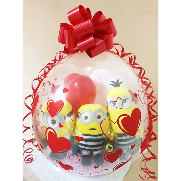 ぬいぐるみバルーンラッピング ミニオンズボーダー トリプル 赤ハート 誕生日 入学 卒業 お祝い 結婚式 Buyee Buyee Japanese Proxy Service Buy From Japan Bot Online