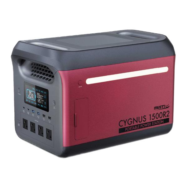 ポータブル電源 仕様書 (CYGNUS 1500R2)【基本スペック】型番/コード: PB-1500R2 / 88204電池: リン酸鉄リチウム 1,229Wh (384,000mAh) 寿命/温度: 約3,200回 / 使用-20〜45℃...