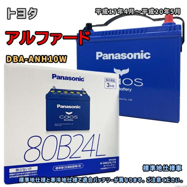 Panasonic（パナソニック） バッテリー N-80B24L/C8 トヨタ