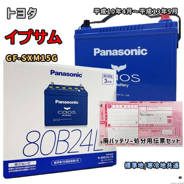 Panasonic（パナソニック） バッテリー N-80B24L/C8 廃バッテリー回収