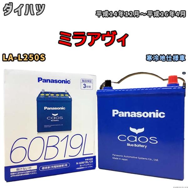 バッテリー パナソニック カオス ホンダ N-BOXカスタム DBA-JF2
