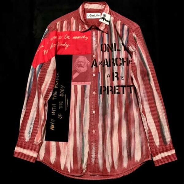Low Life ローライフ アナーキーシャツ レッド ハンドメイド シャツ トップス Punk セックスピストルズ パンク ロック ファッション パンクファッション Buyee Buyee 提供一站式最全面最專業現地yahoo Japan拍賣代bid代拍代購服務 Bot Online